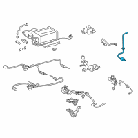 OEM 2016 Lexus LS600h Sensor, Oxygen Diagram - 89465-50250