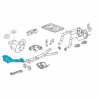 OEM 2005 Chevrolet Corvette Converter & Pipe Diagram - 15218287