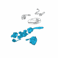 OEM Lexus Switch Assy, Turn Signal Diagram - 84310-3F151