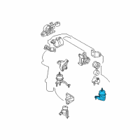 OEM Toyota Highlander Side Mount Diagram - 12372-0H090