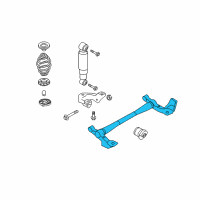 OEM Saturn Astra Rear Axle Diagram - 93178620