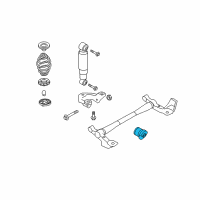 OEM Saturn Bushing, Rear Axle Diagram - 13267215