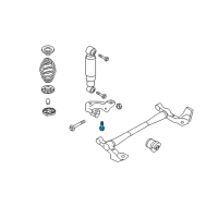 OEM Saturn Bolt, Rear Axle Diagram - 13169621