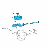 OEM 1999 Hyundai Sonata Cylinder Assembly-Brake Master Diagram - 58510-38304