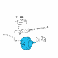 OEM 2005 Kia Optima Booster Assembly-Brake Diagram - 5911038007