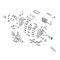 OEM Kia K900 Mode Actuator Motor Assembly Diagram - 97154D2000