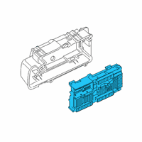 OEM 2019 BMW M550i xDrive Power Distribution Box, Rear Diagram - 61-14-6-837-091