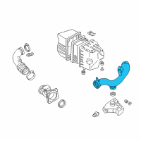 OEM Ford Escape Inlet Tube Diagram - 6L8Z-9F843-B