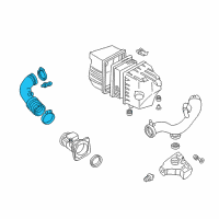 OEM 2005 Ford Escape Outlet Tube Diagram - 5L8Z-9B659-AA