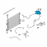 OEM 2020 Ford Edge Reservoir Diagram - F2GZ-8A080-B