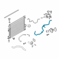 OEM 2019 Lincoln Nautilus Reservoir Hose Diagram - K2GZ-8C289-B