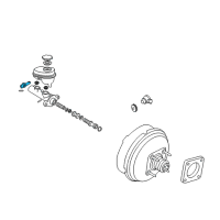 OEM Pontiac Trans Sport Fluid Indicator Diagram - 18012741