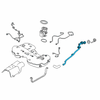 OEM 2019 Infiniti QX30 Tube Assy-Filler Diagram - 17221-5DC0B