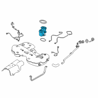 OEM Infiniti QX30 In Tank Fuel Pump Diagram - 17040-5DD1A