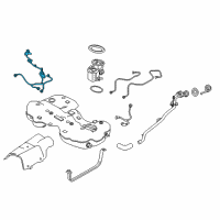 OEM Infiniti QX30 Harness-Fuel Gauge, Tank Diagram - 24053-5DC1A