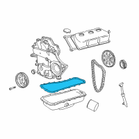 OEM 2000 Chrysler Grand Voyager ENGINE OIL PAN Diagram - 5241062AC