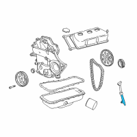 OEM 2009 Chrysler Town & Country Tube-Engine Oil Indicator Diagram - 4694326AE