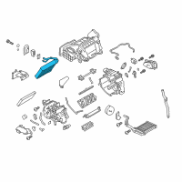 OEM 2009 Nissan Cube EVAPOLATOR Assembly-Front Diagram - 27280-1FC3B