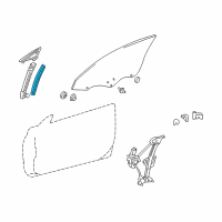 OEM 2004 Toyota Solara Run Channel Diagram - 68141-AA040