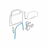 OEM Cadillac Run Channel Diagram - 15822082