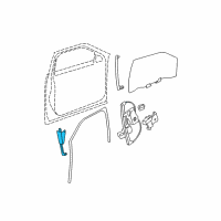 OEM 2004 Cadillac DeVille Rear Guide Diagram - 15869610