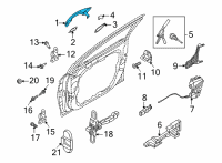 OEM Kia Sorento Handle Assy-Door Out Diagram - 82661P2800