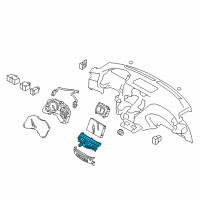 OEM Infiniti Q70 Switch Assy-Its & Audio Diagram - 28395-4AM2A