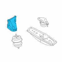 OEM Infiniti Q50 Bracket-Engine Mounting, LH Diagram - 11233-4GA0A