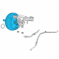 OEM Chrysler Sebring Booster-Power Brake Diagram - 68004719AC