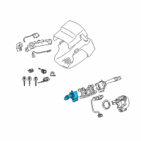 OEM Toyota Solara Headlamp Switch Diagram - 84140-06210