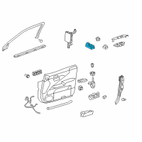 OEM Lexus LS600h Master Switch Assembly Diagram - 84040-50170