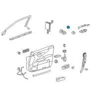 OEM Lexus LS460 Switch Assy, Door Control Diagram - 84930-50070