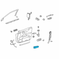 OEM 2018 Lexus LX570 Lamp Assembly, Courtesy Diagram - 81230-50070