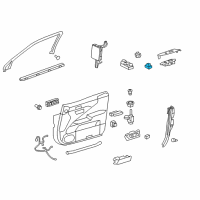 OEM 2015 Lexus LS460 Switch Assembly, Power Window Diagram - 84810-50030