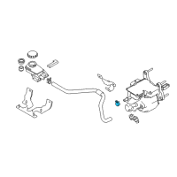 OEM 2017 Nissan NV200 Clip Diagram - 16439-V500B