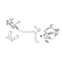 OEM 2015 Nissan NV200 Clip Diagram - 16439-V500B