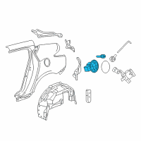 OEM 2012 Acura ZDX Adapter Assembly, Fuel Filler Diagram - 74480-SZN-A01