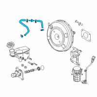 OEM 2015 Kia Forte5 Hose Assembly-Brake Booster Diagram - 59130A2300