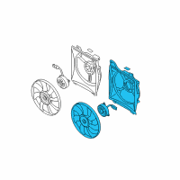 OEM 2006 Kia Rio Blower Assembly Diagram - 253801G100