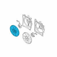 OEM 2010 Kia Rio Fan-Cooling Diagram - 252311G308