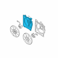 OEM Kia Rio SHROUD-Fan Diagram - 977351G000