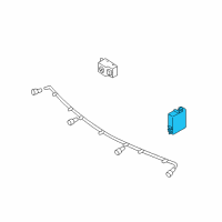 OEM Kia Optima Back Warning Control Unit Diagram - 957004D000