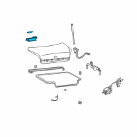 OEM 2018 Kia Forte5 Lamp Assembly-Luggage Compartment Diagram - 9262033000