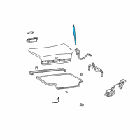 OEM Hyundai XG350 LIFTER-Trunk Lid Diagram - 81771-39501