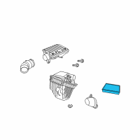 OEM Dodge Nitro Filter-Air Diagram - 68037059AA