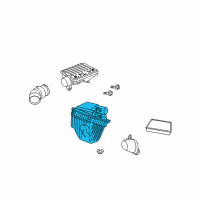 OEM Dodge Air Cleaner Diagram - 4880266AB