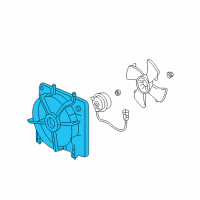 OEM 2011 Honda Fit Shroud Diagram - 19015-RB0-004