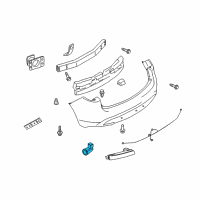 OEM Infiniti Q60 Sonar Sensor Assembly Diagram - 25994-1MA2E