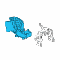 OEM 2017 Cadillac XT5 Blower Assembly Diagram - 84356435