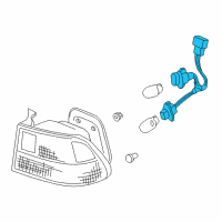 OEM 2000 Honda Civic Socket Diagram - 33503-S02-A51